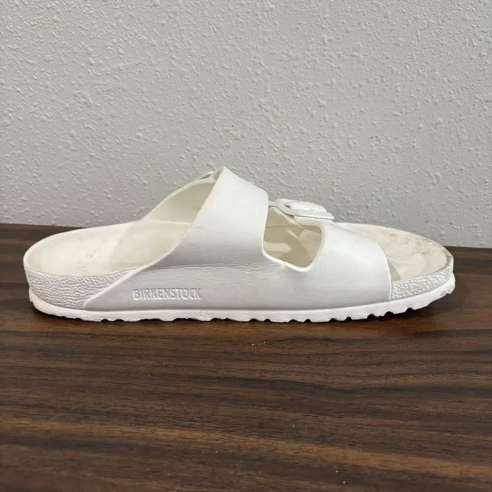 BIRKENSTOCK Arizona Essentials Sandals White EVA Foam US M 8 L‎ 10 EU 41 Casual